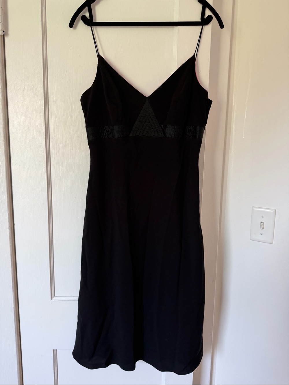 Citrine Made in Canada Black Textured Dress